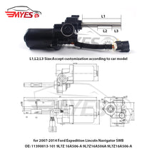Load image into Gallery viewer, Right Passenger Electric Side Step Pedal Running Board Motor for Ford Expedition 2007-2014 Lincoln Navigator SWB 11390013-101 9L7Z16A506-A