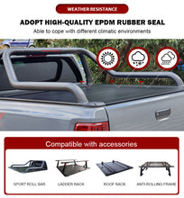 Load image into Gallery viewer, Aluminum Electric Retractable Tonneau bed cover for 2014-2022 Chevy Silverado,2015-2022 Chevy Colorado
