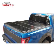 Load image into Gallery viewer, Pickup truck aluminum hard top four fold tonneau cover for hilux ford ranger ISUZU D-MAX Mazda VW Amarok