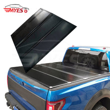 Load image into Gallery viewer, Aluminum alloy waterproof pickup truck hard top four fold tonneau cover for 2014-2022 Chevy Silverado/GMC Sierra 1500/2500/3500