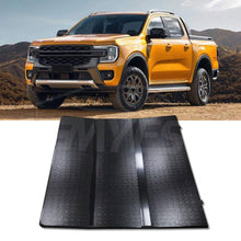 Load image into Gallery viewer, Pickup truck aluminum alloy hard type tri fold tonneau cover for 2009-2022 Ford F-150 5.5'/6.5' Bed,2017-2022 Ford F-250/F-350 Superduty 6.75' Bed