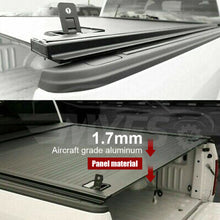 Load image into Gallery viewer, Aluminum alloy universal pickup hard top manual roller tonneau cover Bed for hilux ford ranger ISUZU D-MAX Mazda VW Amarok