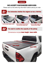 Load image into Gallery viewer, Pickup truck aluminum alloy hard type tri fold tonneau cover for 2009-2022 Ford F-150 5.5'/6.5' Bed,2017-2022 Ford F-250/F-350 Superduty 6.75' Bed