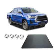 Load image into Gallery viewer, New Vinyl soft roll up truck bed tonneau cover for 2007-2022 Toyota Tundra 5.5''/6.5'' Bed,for 2016-2022 Toyota Tacoma w/Track System 5'1''/6'2''