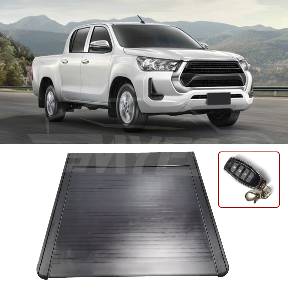 Universal electric pickup truck roller lid aluminum tonneau cover for Toyota  VW Isuzu Mazda Ford Nissan car