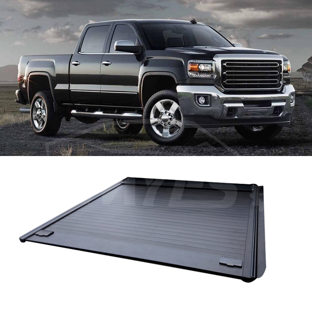 Pickup truck External accessories hard top manual roller tonneau cover Bed for 2014-2022 Chevy Silverado 1500/2500/3500