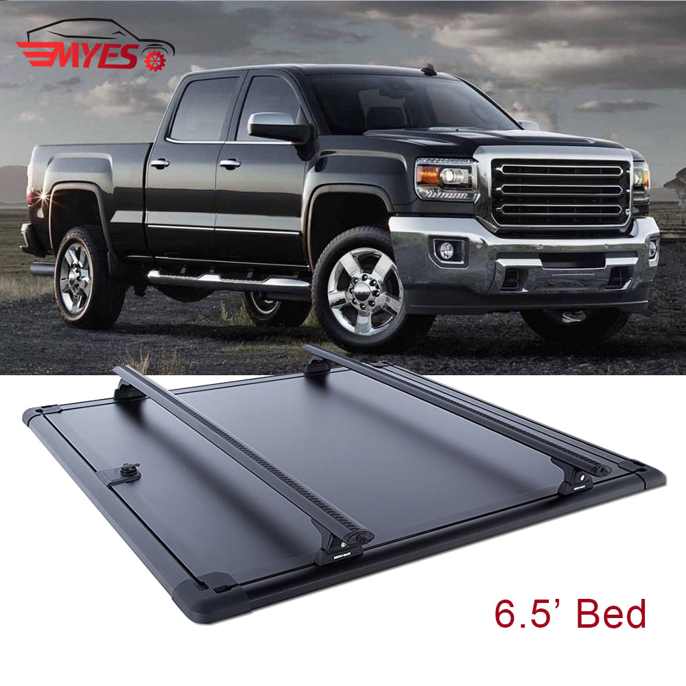 6.5'bed hard type sliding waterproof pickup truck tonneau cover for Silverado 1500/2500/3500