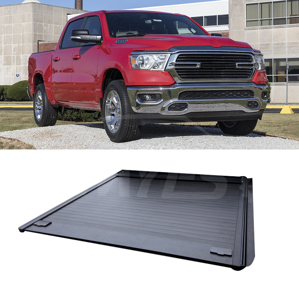 aluminum alloy pickup retractable manual roller tonneau cover for 2009-2022 Dodge Ram 1500