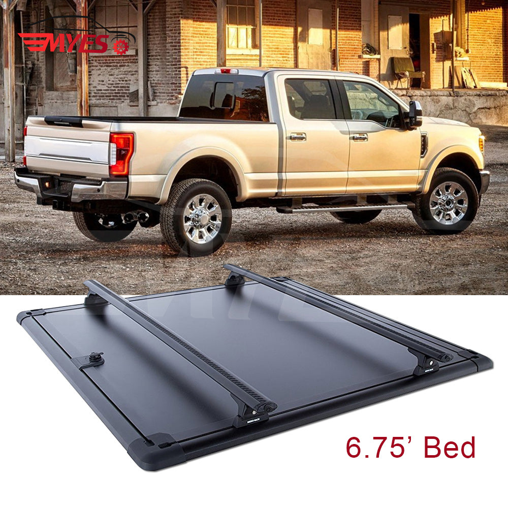 Pickup Truck Tonneau Bed Cover for 2017-2022 Ford F-250/F-350 Superduty 6.75' Bed