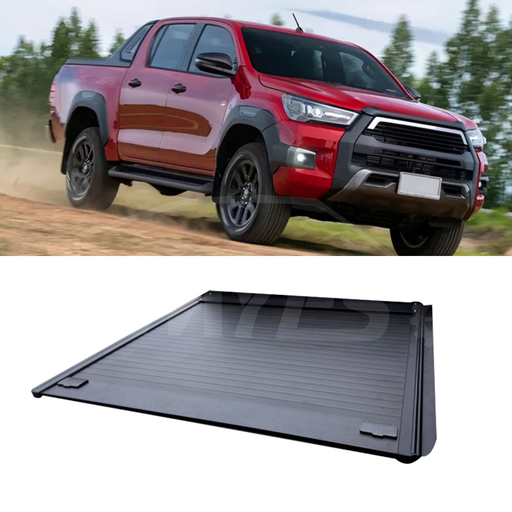 Waterproof pickup truck hard top manual roller tonneau cover bed for 2007-2022 Toyota Tundra,2016-2022 Toyota Tacoma