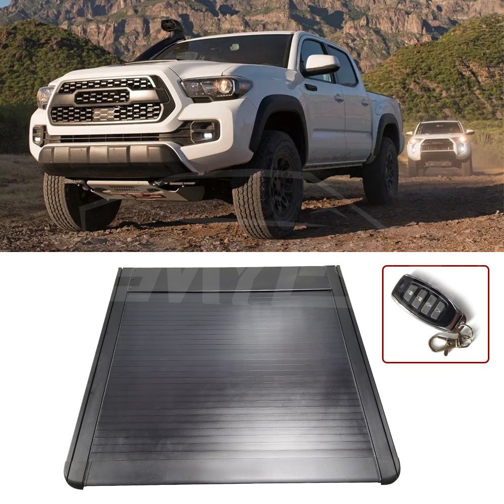 Waterproof pickup manual/electric tonneau cover truck bed cover roller lid for 2007-2022 Toyota Tundra/2016-2022 Toyota Tacoma