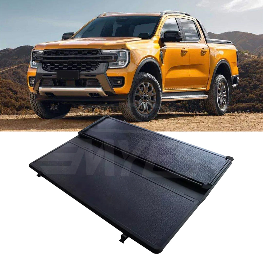 Aluminum alloy hard top four fold pickup truck tonneau cover for 2009-2022 Ford F-150 5.5'/6.5' Bed,2017-2022 Ford F-250/F-350 Superduty 6.75' Bed