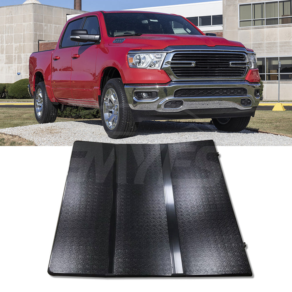 Hard type aluminum alloy pickup truck tonneau cover 6.4' Bed for 2010-2022 Dodge Ram 1500/2500/3500