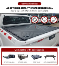 Load image into Gallery viewer, Aluminum alloy universal pickup hard top manual roller tonneau cover Bed for hilux ford ranger ISUZU D-MAX Mazda VW Amarok
