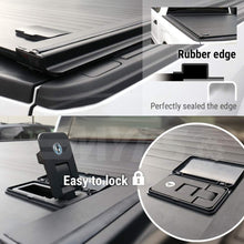 Load image into Gallery viewer, Aluminum alloy universal pickup hard top manual roller tonneau cover Bed for hilux ford ranger ISUZU D-MAX Mazda VW Amarok
