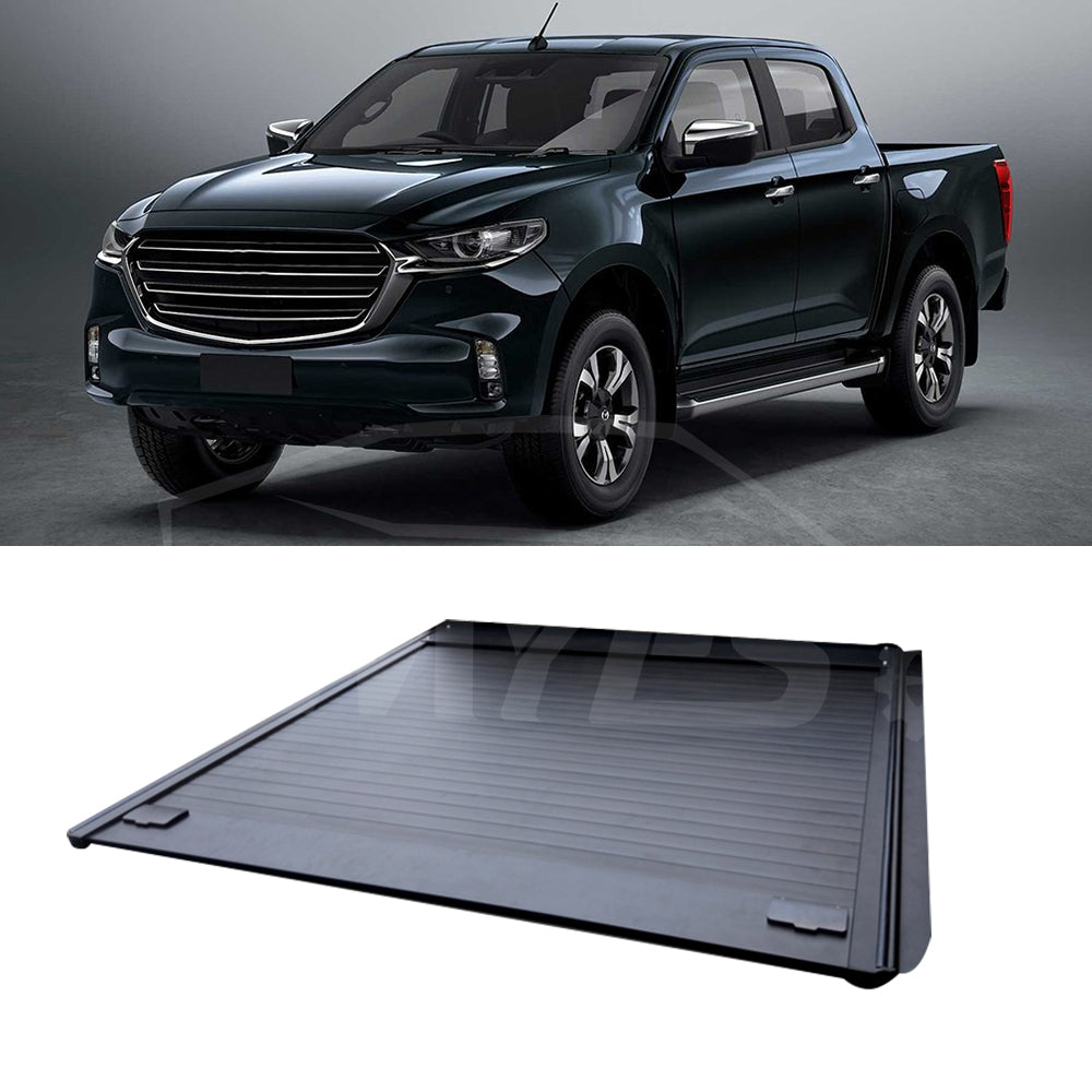 Aluminum alloy universal pickup hard top manual roller tonneau cover Bed for hilux ford ranger ISUZU D-MAX Mazda VW Amarok